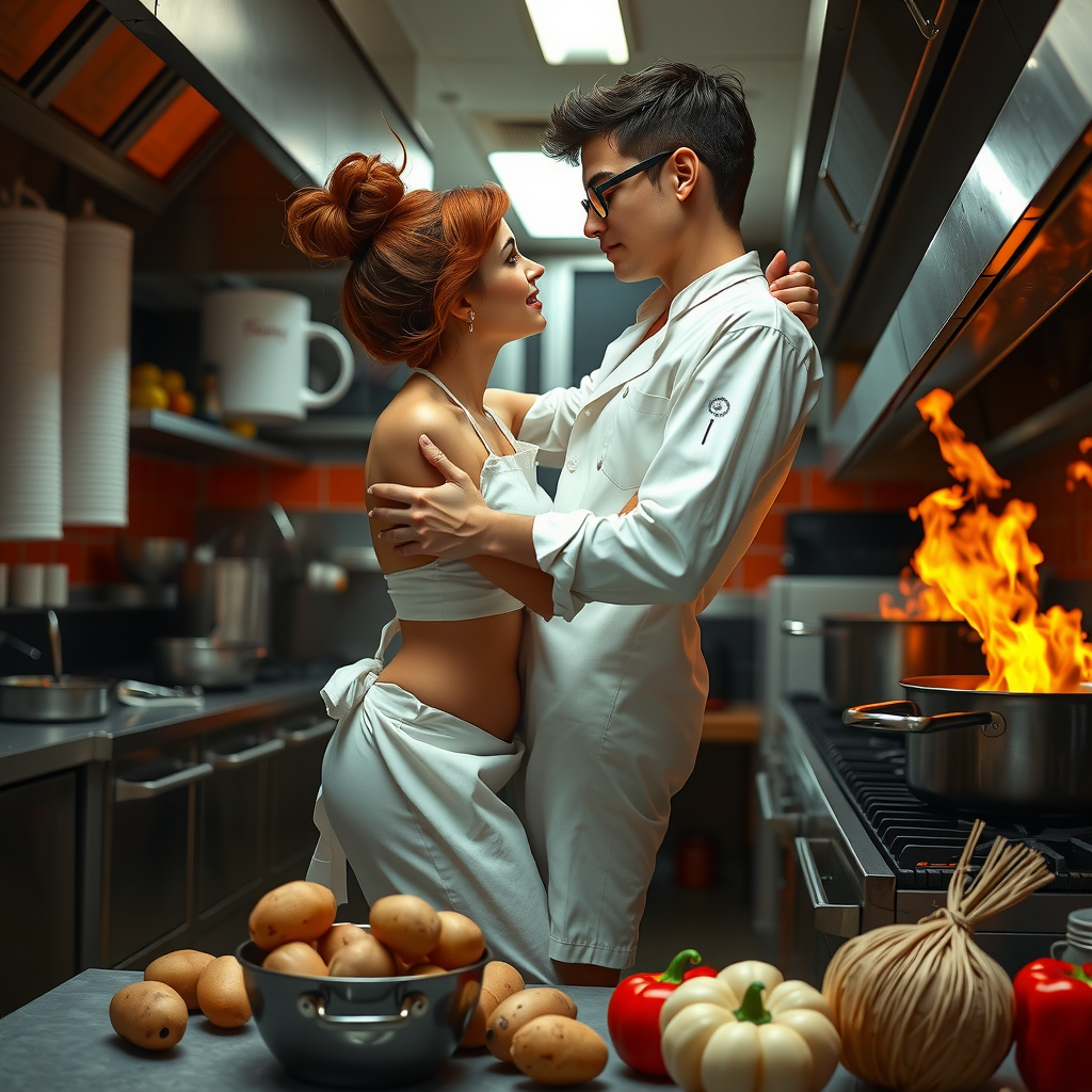 Sizzling: A Kitchen Encounter